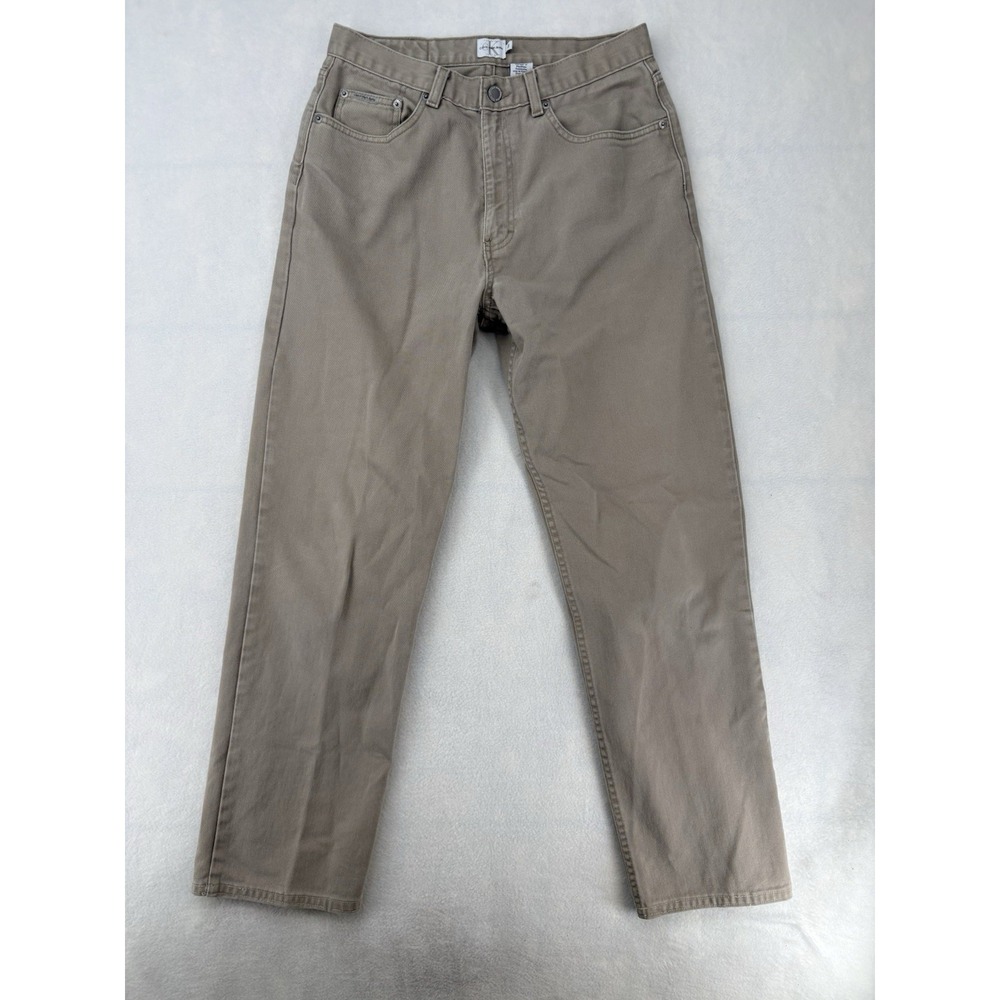 Calvin Klein Jeans Easy Fit Jeans Khaki Men's Size 32x34